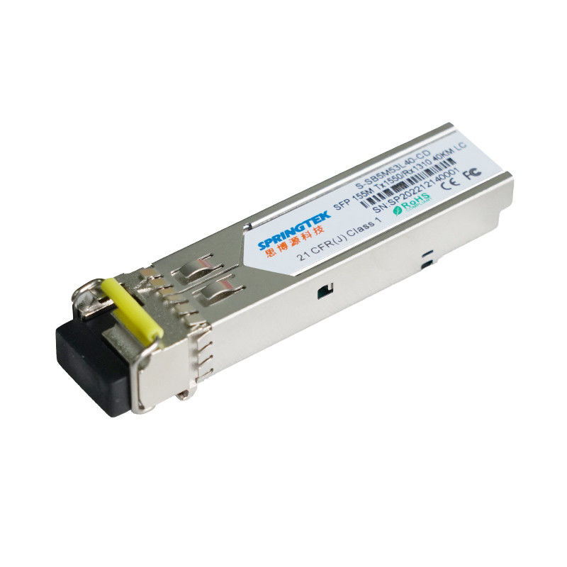 DOM van de Moduleethernet SFP BIDI 40km TX1550nm/RX1310 155M SM LC DFB van SFP Optische