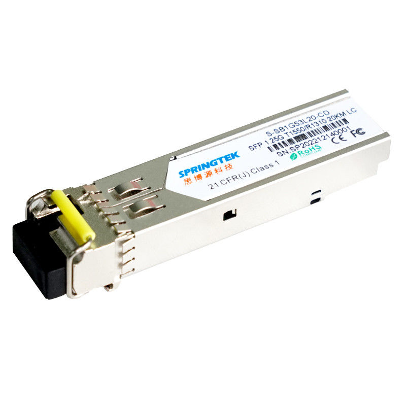 Het hete Verkopen SFP Simplex1.25g 20km WDM BIDI SFP van de de Fabrieksprijs van de Module de Enige Vezel 1550/1310nm SMF Module van SFP LC
