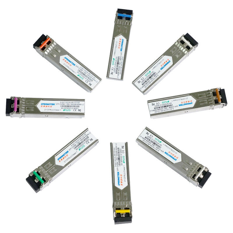 Compatibel Transceive SFP LC ER Zr ZR+ van 1.25G CWDM1270~1610nm met de Optische Module van DDM