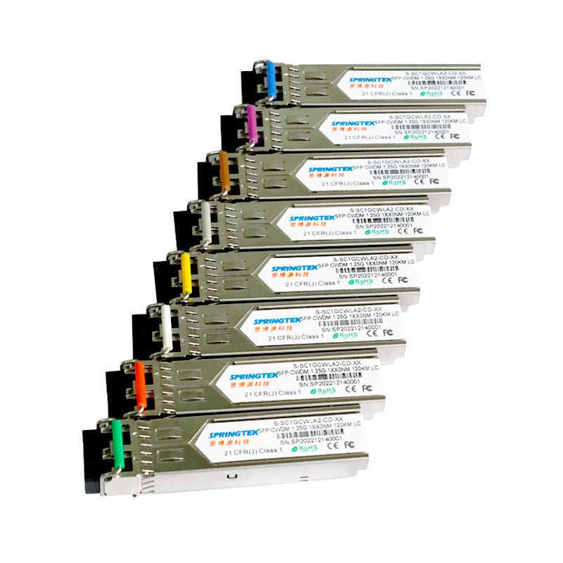 OEM Cisco Compatibele 1270~1610nm LC 1.25Gbps 120km CWDM SFP met DDM-Zendontvangermodule