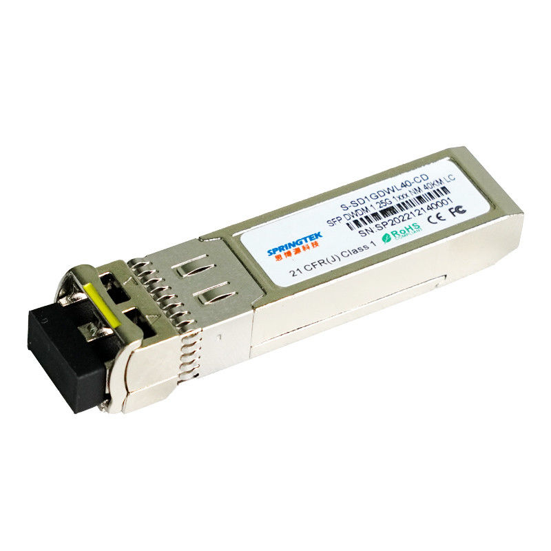 Cisco Compatibele DWDM C17~C61 40km de Optische Module 1.25Gbps SMF LC van SFP met DDM