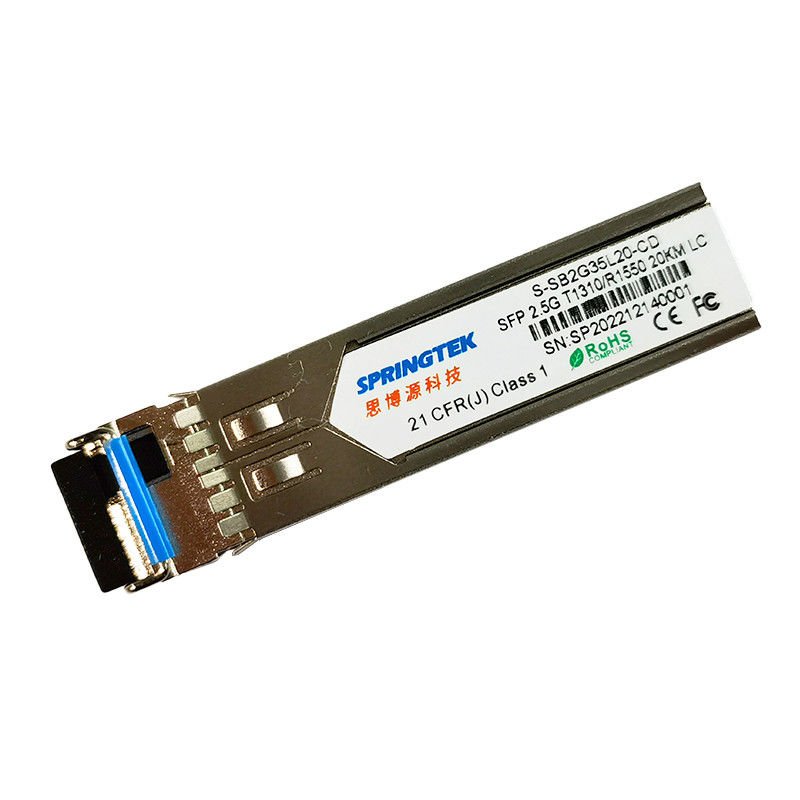 SFP BIDI 20 km OEM LC 2.5G T1310/R1550nm optische transceivermodule met DDM