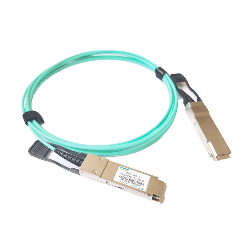 Serverzaal de Actieve Optische Kabel 10G /40G/QSFP28 100G AOC 1m 3m 5m 10m 15m van Ethernet 20m China Optische Kabel